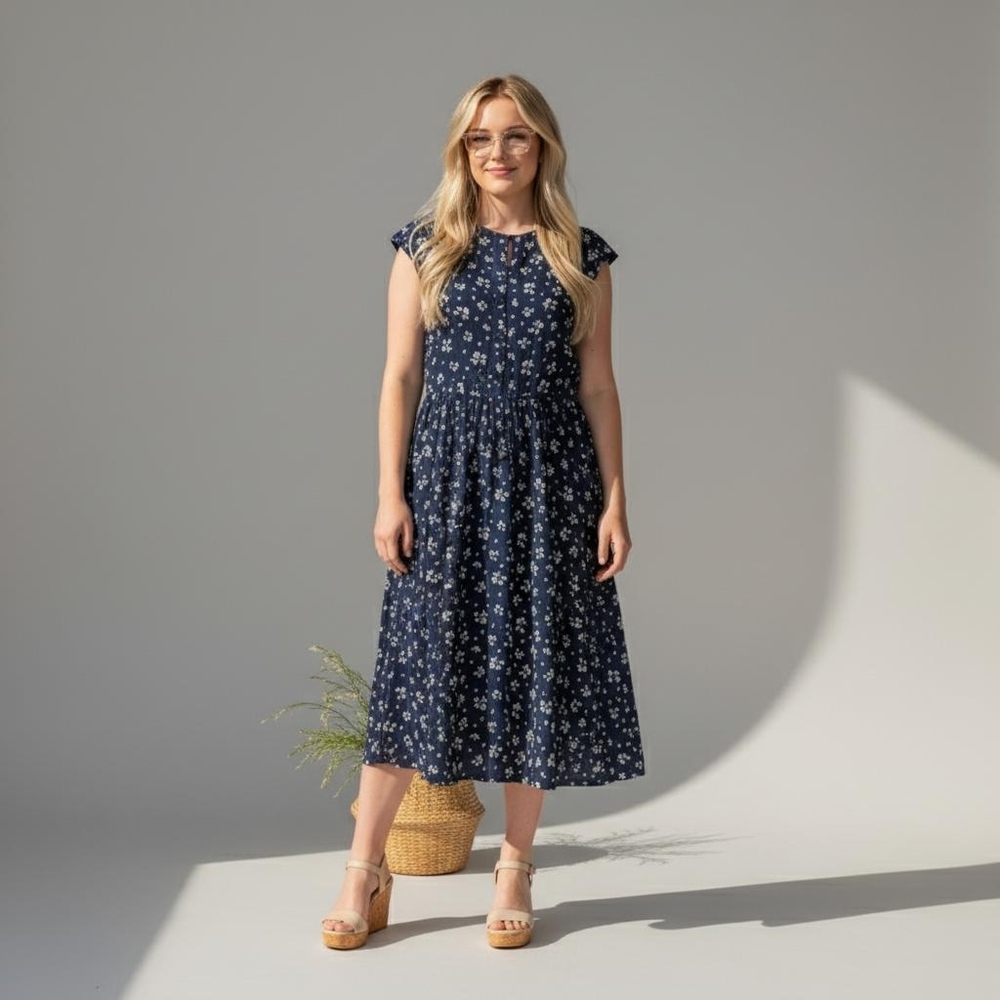 Reformation floral mason fauna dress button down size 0